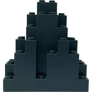 LEGO® 3x8x7 Plaque rocheuse LURP Montagne Gris foncé - 6083 NOUVEAU ! ...