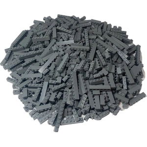 LEGO® Briques à une rangée Gris foncé NOUVEAU ! Quantité 250x - Chaque...