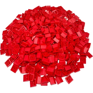 LEGO® 2x2 Tuiles faîtières 33 degrés rouge - 3300 NOUVEAU ! Quantité 5...Vendu parkaufland