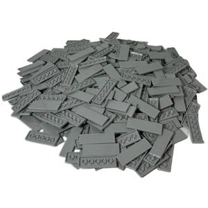 LEGO® 2x6 Carreaux Gris clair - 69729 NOUVEAU ! Quantité 100x pas cher