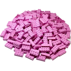 LEGO® 2x4 briques Kiloware rose 1 kilo - 3001 NOUVEAU ! Quantité 458 b... pas cher