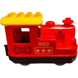 LEGO DUPLO - Locomotive de train rouge - 10874 pas cher