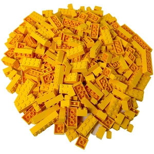LEGO® Briques Jaunes NOUVEAU Quantité 500x - Chaque mélange est compo... pas cher