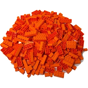 LEGO : Mélange de briques orange pas cher
