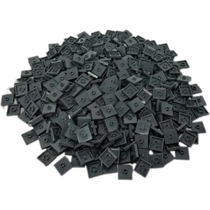 LEGO® 2x2 Carreaux Modifié Jumper Plate Gris foncé - 87580 NOUVEAU ! Q...