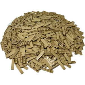 LEGO® 1x4 Carreaux beige clair - 2431 NOUVEAU  Quantité 25x