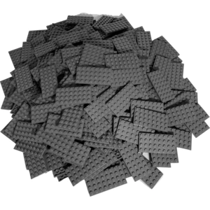LEGO® 4x8 Panneaux de construction Gris foncé Constructible des deux c...
