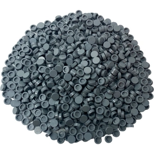 LEGO® 1x1 Carreaux Carreaux ronds Gris foncé - 98138 NOUVEAU Quantité ...
