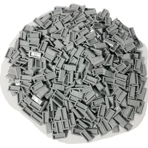 Lingot d'argent tuiles LEGO® 1x2 - 3069b NOUVEAU Quantité 100x pas cher