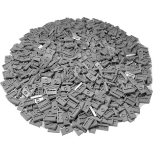 LEGO® 1x2 tuiles avec 1 broche et rainure Plaque Jumper Gris clair - 1... pas cher