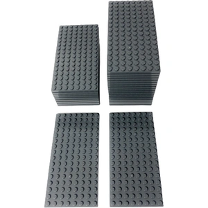 LEGO® 8x16 Panneaux de construction Gris foncé - 92438 NOUVEAU ! Quant... pas cher