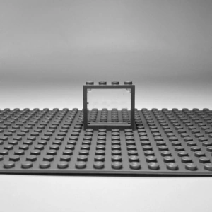 LEGO® 1x4x6 Portes Transparent et cadre gris pour maison, bâtiment NOU... pas cher