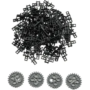 LEGO® Maillons de chaîne noir et roues dentées gris NOUVEAU Quantité ...Vendu parkaufland