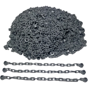 LEGO® Chaînes 21 maillons gris foncé - 30104 NOUVEAU Quantité 10x pas cher