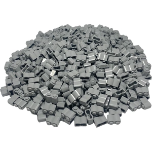 LEGO® 1x2 Briques de palissade Modifié Log Gris clair - 30136 NOUVEAU ...Vendu parkaufland