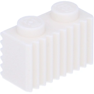 LEGO® 1x2 Briques striées Briques striées blanches - 2877 NOUVEAU ! Qu... pas cher