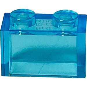 LEGO® 1x2 Briques hautes Transparent Bleu - 3004 NOUVEAU ! Quantité 10... pas cher