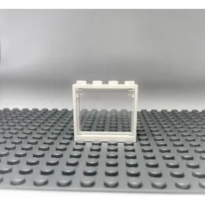 LEGO® 1x4x3 Fenêtre Transparent Cadre blanc pour maison, bâtiment NOUV...Vendu parkaufland