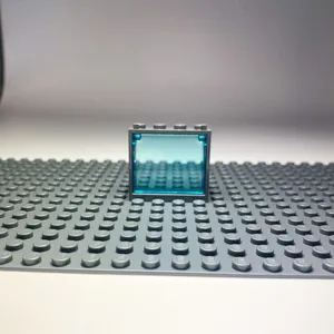 LEGO® 1x4x3 Fenêtre Transparent Bleu Cadre Gris pour maison, bâtiment ...Vendu parkaufland