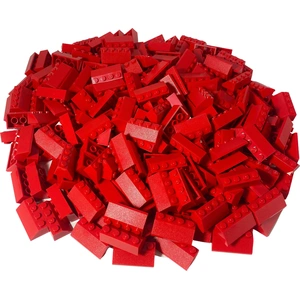 LEGO® 2x4 Tuiles Rouge pour toit - 3037 NOUVEAU  Quantité 150x pas cher