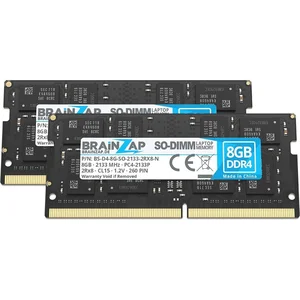 Comparateur de prix : BRAINZAP 16GB DDR4 RAM SO-DIMM PC4-2133P 2Rx8 2133 MHz 1.2V CL15 Mémoi...
