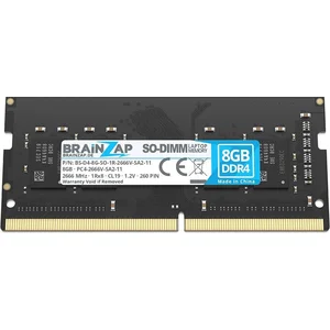 Comparateur de prix : BRAINZAP 8GB DDR4 RAM SO-DIMM PC4-2666V-SA2-11 1Rx8 2666 MHz 1.2V CL19...