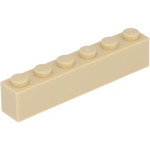 LEGO® 1x6 briques beige clair - 3009 NOUVEAU ! Quantité 50x pas cher