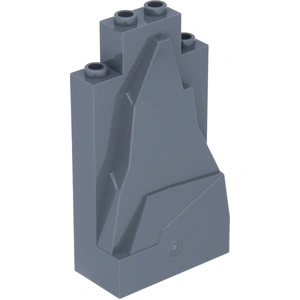 LEGO® 2x4x6 Plaque de roche Montagne Gris clair - 47847 NOUVEAU ! Quan... pas cher