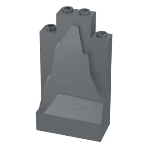 LEGO® 2x4x6 Plaque de roche Montagne Gris clair - 47847 NOUVEAU Quant...Vendu parkaufland