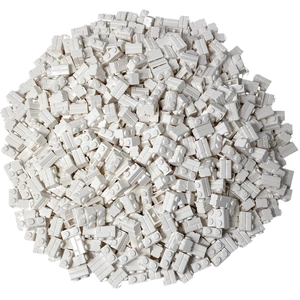 LEGO : 250 briques de construction, blanc, 1x2 pas cher