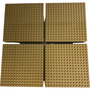 LEGO® 16x16 Panneaux de construction Beige foncé constructible des deu... pas cher