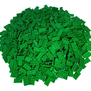 LEGO® 2X4 Plaques de construction Vert - 3020 NOUVEAU  Quantité 100x pas cher
