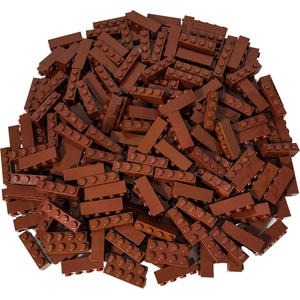 LEGO® briques 1x4 rouge-brun - 3010 NOUVEAU ! Quantité 100x