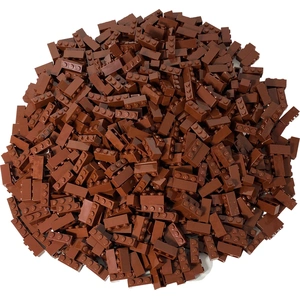 LEGO® briques 1x3 rouge-brun - 3623 NOUVEAU Quantité 50x pas cher