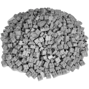 LEGO® Briques 2x2 Gris clair - 3003 NOUVEAU Quantité 250x pas cher