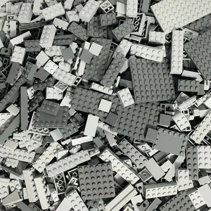 LEGO® Briques spéciales Mélange gris clair gris foncé NOUVEAU ! Quanti... pas cher