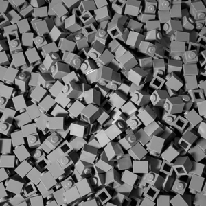 LEGO® 1x1 Briques Gris clair - 3005 NOUVEAU Quantité 25xVendu parkaufland