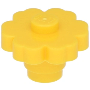 LEGO® 2x2 Fleur avec picot ouvert arrondi Jaune - 98262 NOUVEAU Quant... pas cher