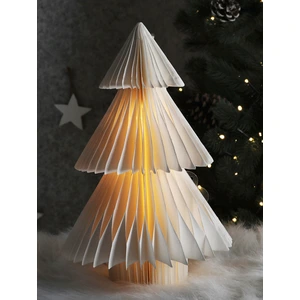 Spetebo Lampe LED Honeycomb - arbre / sapin - env. 20x30 cm / blanc ch...