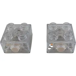 LEGO® DUPLO® 2x2 Clignotant - 2 pièces | Brique lumineuse avec son & f...