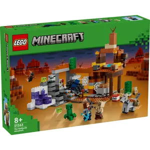 LEGO® Minecraft - La Mine dans les Badlands | Jeu d'aventure avec pers... pas cher