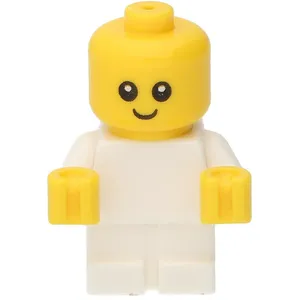 LEGO® Baby Minifigure Corps blanc avec mains jaunes NOUVEAU ! Quantité...Vendu parkaufland