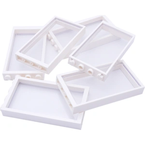LEGO® Fenêtre 1x4x6 Blanc et vitres transparentes - NOUVEAU ! Quantité...Vendu parkaufland