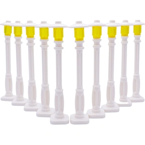 LEGO® City Réverbères Blancs avec lampes jaunes - NOUVEAU ! Quantité 1... pas cher