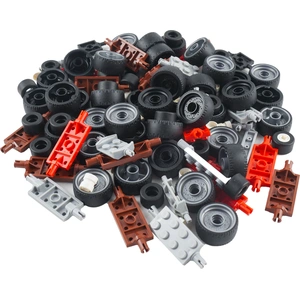 LEGO® City 30 essieux avec roues multicolores - NOUVEAU ! Pièces 90x pas cher
