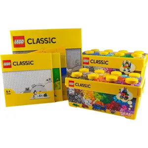 LEGO® Classic Family Pack 2 boîtes de briques & 4 plaques de base - NO... pas cher