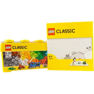 LEGO® Classic Boîte de briques + 1 plaque blanche - 10696 NOUVEAU ! Pi... pas cher