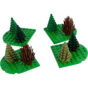 LEGO® MOC Set de 12 arbres et arbustes pas cher