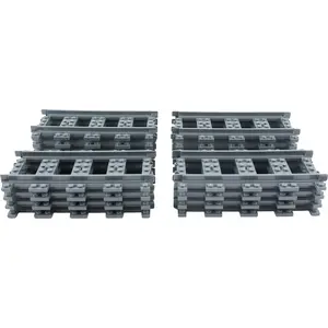 LEGO® City Rail de chemin de fer droit 16 pièces pas cher