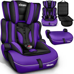 55908 KIDUKU Siège auto pour enfants Noir / Violet évoluant avec la c... pas cher
